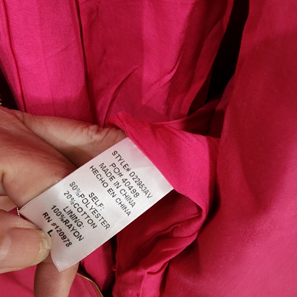 Evette Magenta Pink Zip Front Midi Dress By Avara. - Picture 6 of 13